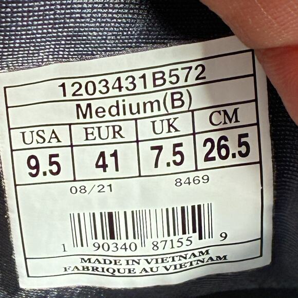 Brooks Glycerin 19 Gray Purple Lace Up Running Shoes 1203431B572 Womens Size 9.5 - Picture 9 of 10